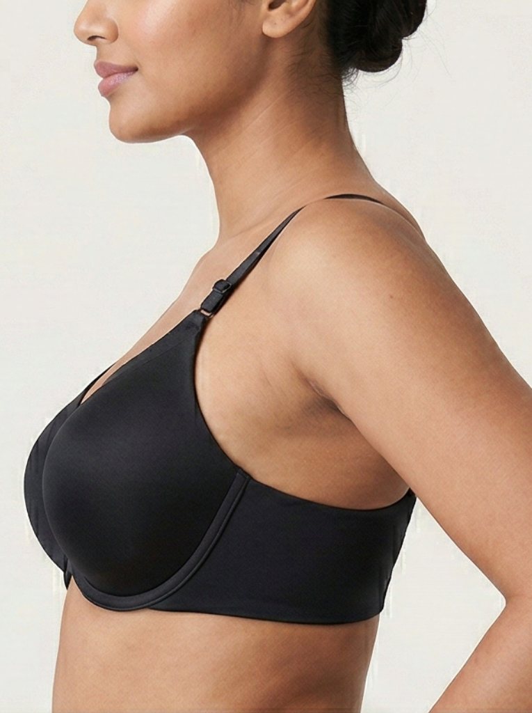 Padded Plunge Bra - Black